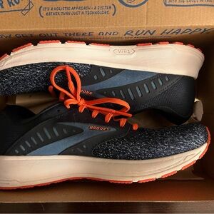 Brooks Navy and Orange Running Shoes